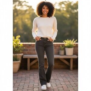 Cabi Jeans Women Size 4 Dark Rust Wash Flare Bootcut Denim Jeans Y2K Flap Pocket